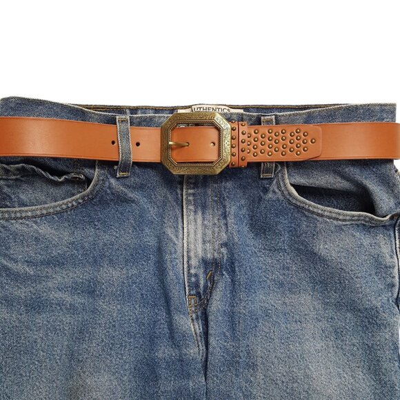 Basic Jean Belt with studded loop and tip - Picture 2 of 2